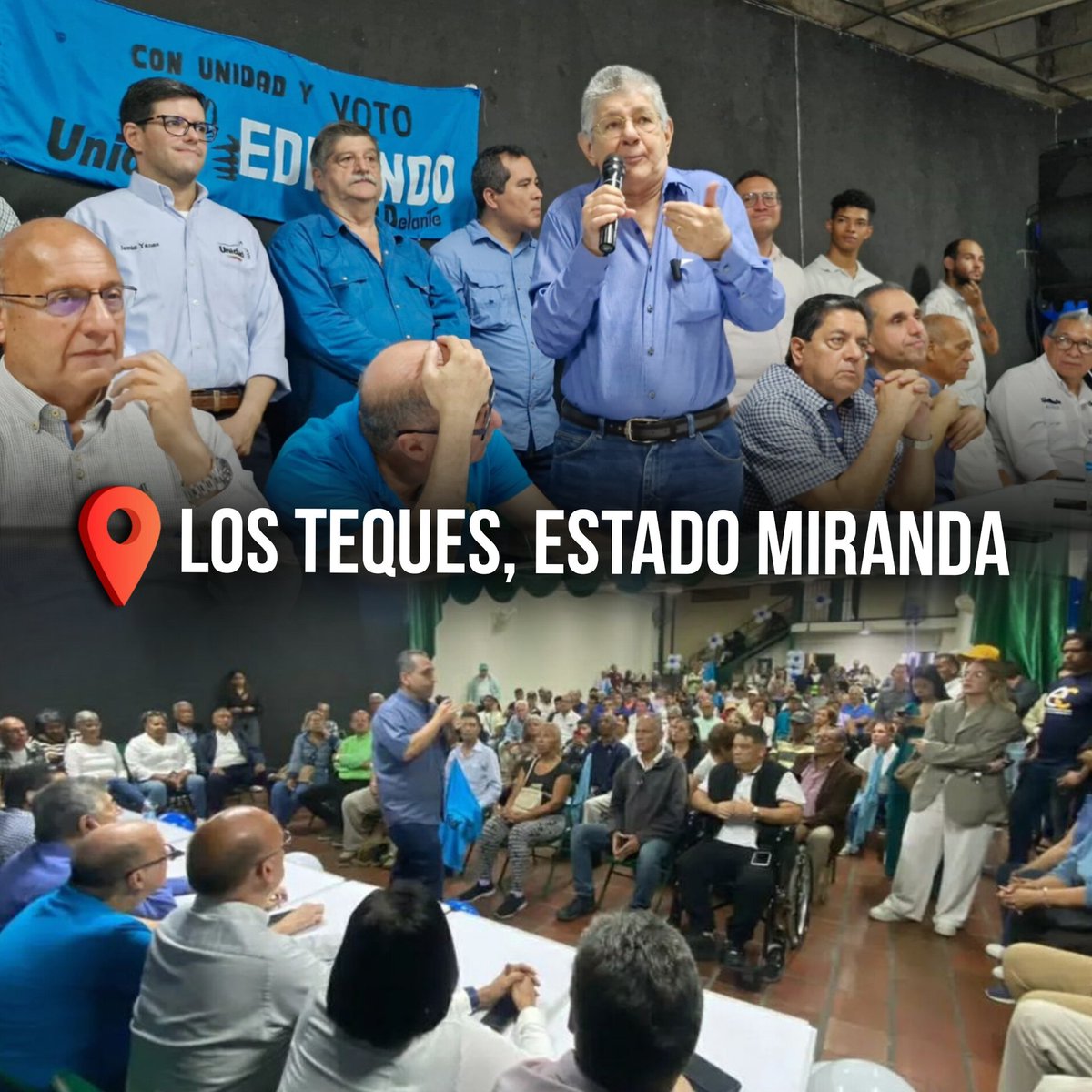 En Acción Democrática estamos enfocados en ganar, en cumplir ese gran sueño de los venezolanos de lograr el cambio; y que <a href="/EdmundoGU/">Edmundo González</a> sea el nuevo Presidente de Venezuela.

Nuestra Dirección Nacional esta recorriendo todo el país, para organizar y llevar el mensaje de la unidad.🇻🇪