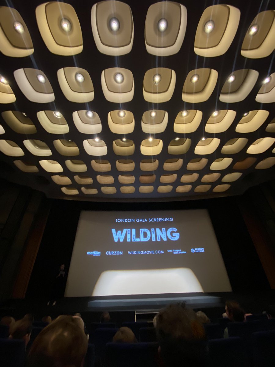 Fantastic cinema date w/legend that is <a href="/kernowbeaver/">Chris Jones</a> &amp; project partner on <a href="/WildlifeEaling/">EalingWildlifeGroup</a> #ealingbeaverproject <a href="/ElliotNewton90/">Elliot Newton</a> <a href="/CitizenZoo/">Citizen Zoo</a> to see London gala screening of Wilding, glorious cinematography &amp; storytelling by <a href="/isabella_tree/">Isabella Tree</a> @KneppWilding. Mainstream cinema rewilding!