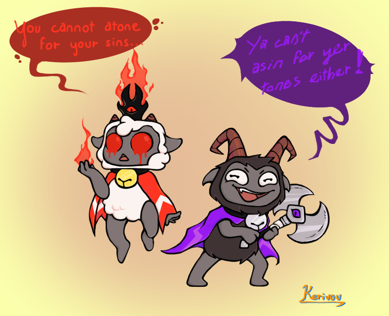 keriv0u's tweet photo. The last thing any heretic can see during a crusade.
#cultofthelamb #cultofthelambfanart #cotl #cotl_unholy_alliance #cotl_goat #cotl_lamb #cotl_update #digitalart https://t.co/xkKEn3uWSq