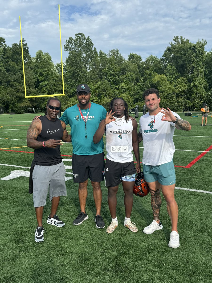 After a great camp I’m extremely blessed to say I have received an offer from coastal Carolina!! <a href="/Coachtimbeck/">Tim Beck</a> <a href="/xdye21/">Xavier Dye</a> <a href="/Coach_Hammer/">Ben Hammer</a> <a href="/WeAreLely/">Lely High School</a> <a href="/PrimeFASTLLC/">Jackyson Bazile (PrimeFAST)</a> <a href="/JohnGarcia_Jr/">John Garcia, Jr.</a>
