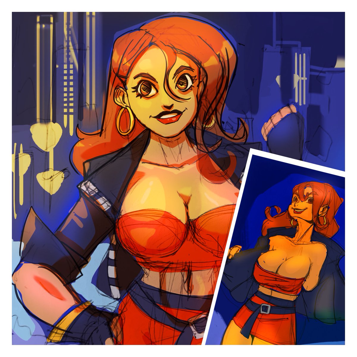 HelenPooch's tweet photo. I relaxed a bit and think of the girls that really feel inspired to draw and made a list. Four of this godess are in front of you.

Do you know'em? These are sketches for coming posts. 

#waifu #fanart #anime #videogames #Helen_Pooch #Streetsofrage #SoulCalibur #OnePiece https://t.co/doXTncOhZz