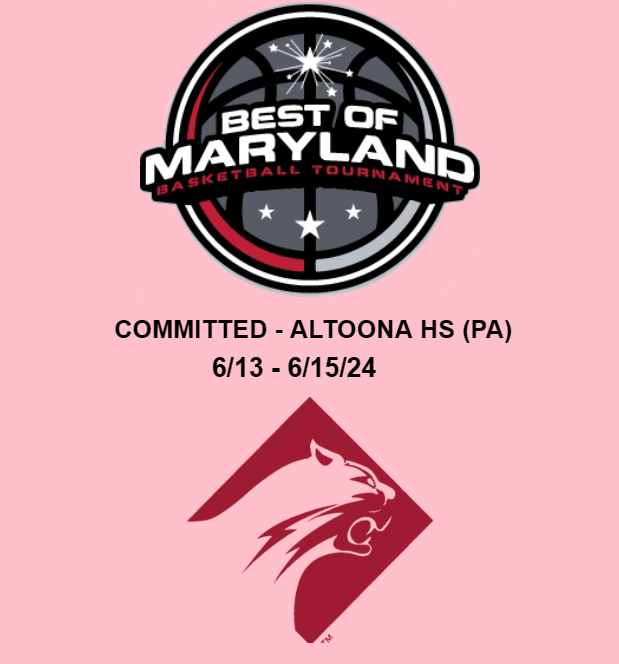 The Best of Maryland Basketball Tournament is a many year premier
girls high school scholastic event and one of the top recruiting summer tournaments in the USA.

Welcome ALTOONA - PA