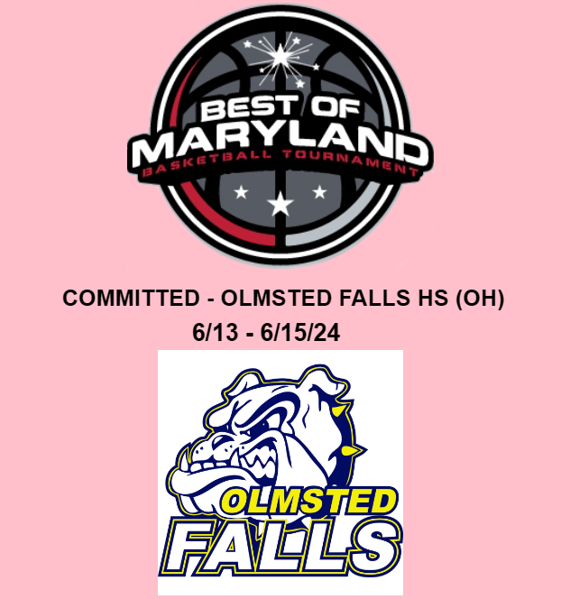 The Best of Maryland Basketball Tournament is a many year premier
girls high school scholastic event and one of the top recruiting summer tournaments in the USA.

Welcome OLMSTED FALLS - OH