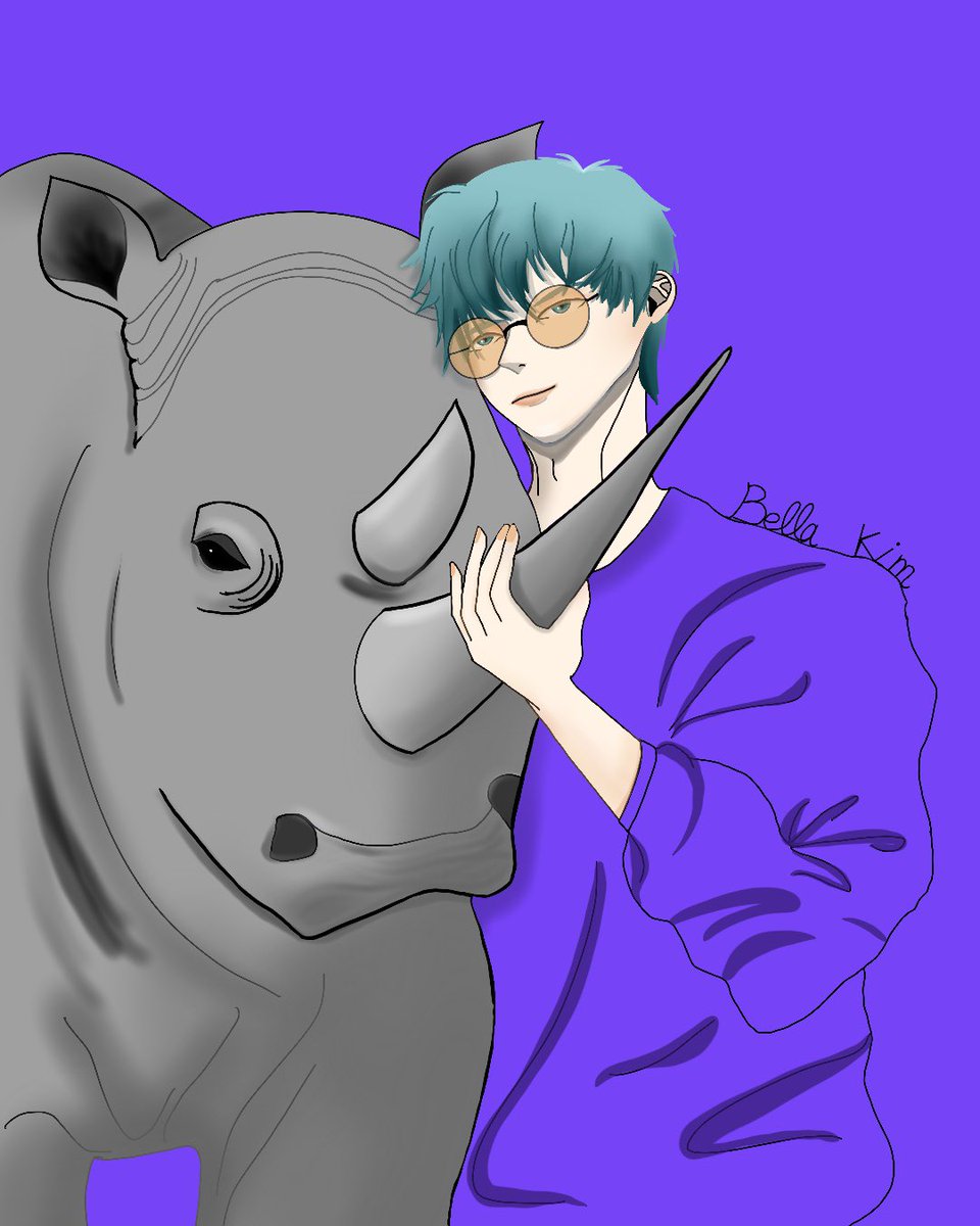 Richpresent's tweet photo. The rhinoceros
#illustration #procreate #illust #drawing #drawinganimals #イラスト https://t.co/IEx9BXcqJY