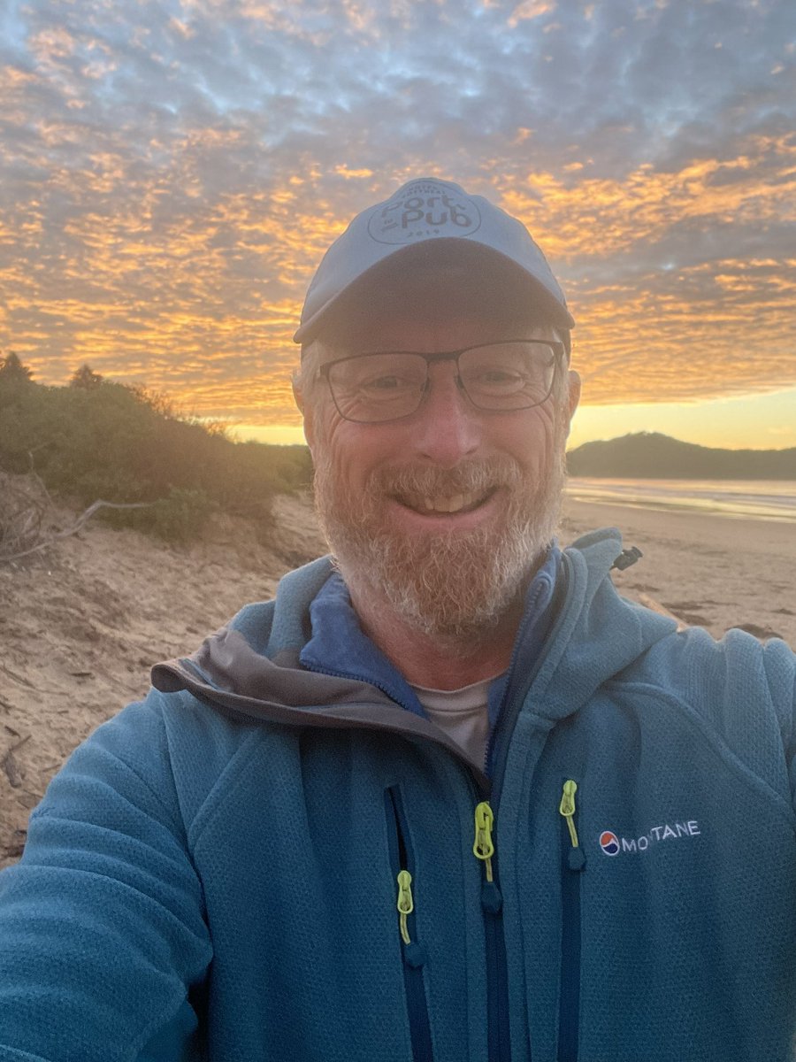 Bundogs's tweet photo. Back at Umina with the crew but a small yarding today. Cracker of a morning for a dip and then the warm up process begins 😉 #getinandgetwet #layeruponlayer #eggandbaconrollhelps https://t.co/RxKN9mKReo