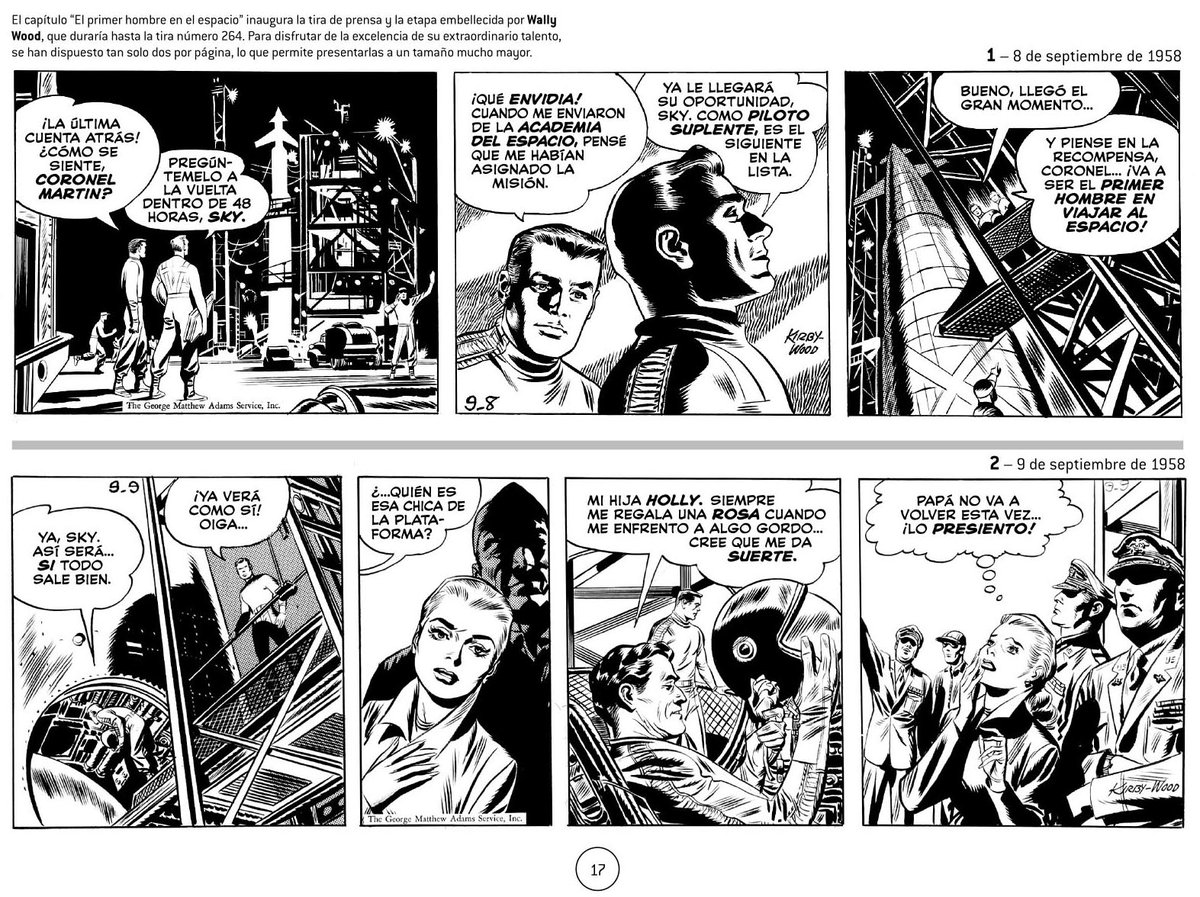 THEREALROLOISME's tweet photo. Aleta Ediciones ofrece la Edición Definitiva de “Sky Masters”, la odisea espacial de Jack Kirby, Dave Wood y Wally Wood.
https://t.co/nuV8Wbe59A
#aletaediciones #davewood #grupoeditorialsargantana #jackkirby #skymasters #wallywood @LHMagazin @aletaediciones @josebabasalo https://t.co/hiK56StIl7