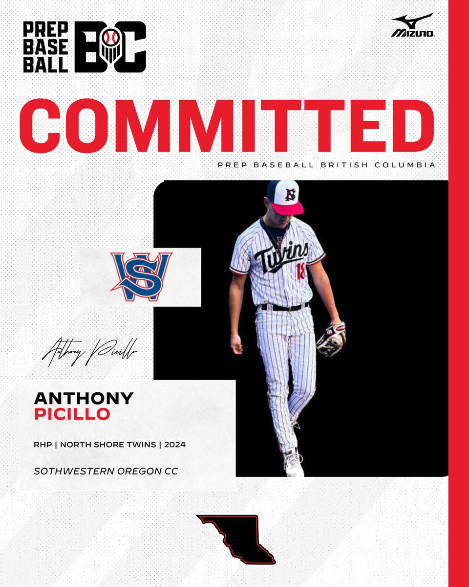 Prep Baseball BC (@prepbaseballbc) on Twitter photo 🚨𝐂𝐎𝐌𝐌𝐈𝐓𝐌𝐄𝐍𝐓 𝐀𝐋𝐄𝐑𝐓🚨
'24 RHP Anthony Picillo (<a href="/AnthonyPicillo1/">Anthony Picillo</a>) announces his commitment to Southwestern Oregon CC.
<a href="/NorthShoreTwins/">North Shore Twins</a> || <a href="/SwoccBaseball/">Laker Baseball</a> 🚨𝐂𝐎𝐌𝐌𝐈𝐓𝐌𝐄𝐍𝐓 𝐀𝐋𝐄𝐑𝐓🚨
'24 RHP Anthony Picillo (<a href="/AnthonyPicillo1/">Anthony Picillo</a>) announces his commitment to Southwestern Oregon CC.
<a href="/NorthShoreTwins/">North Shore Twins</a> || <a href="/SwoccBaseball/">Laker Baseball</a>