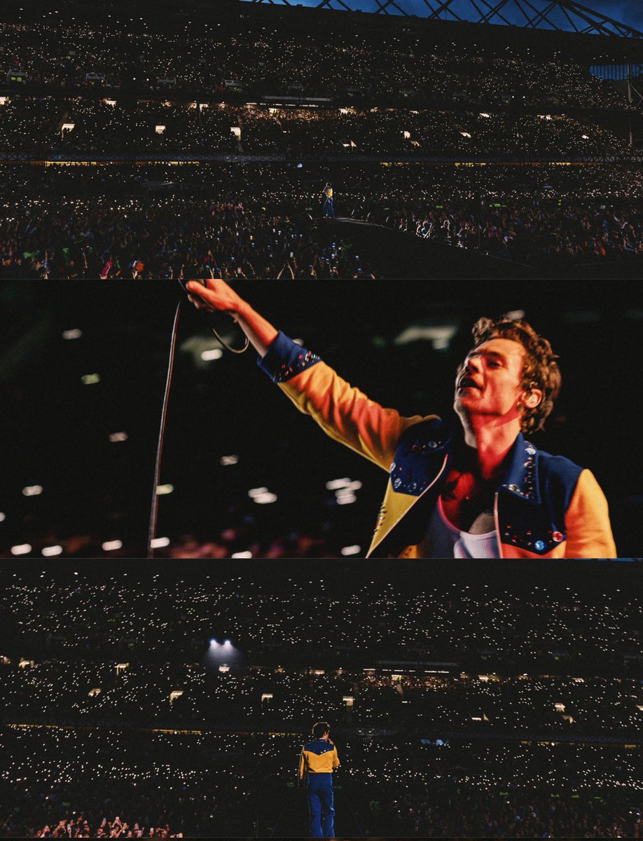 harry’s first solo stadium show was two years ago today😣