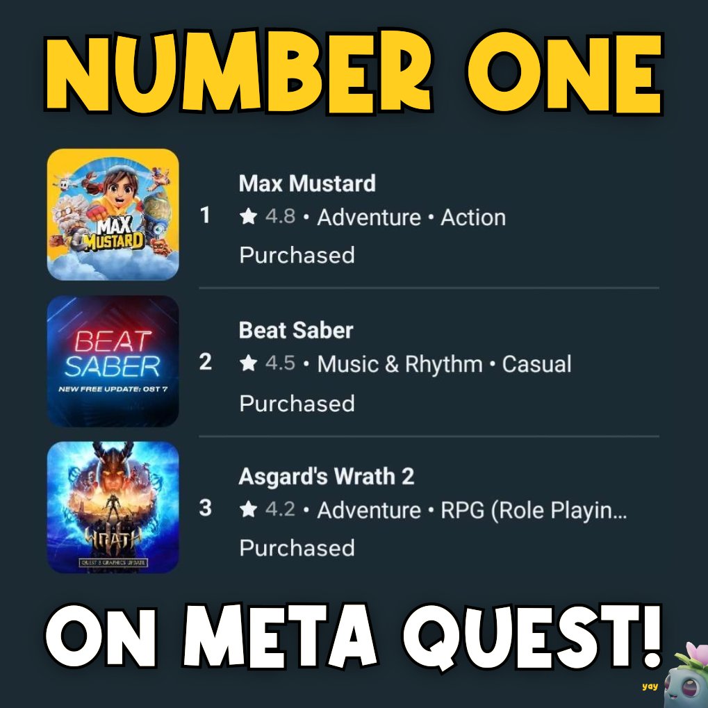 Max Mustard on Steam VR & PSVR2 tweet media