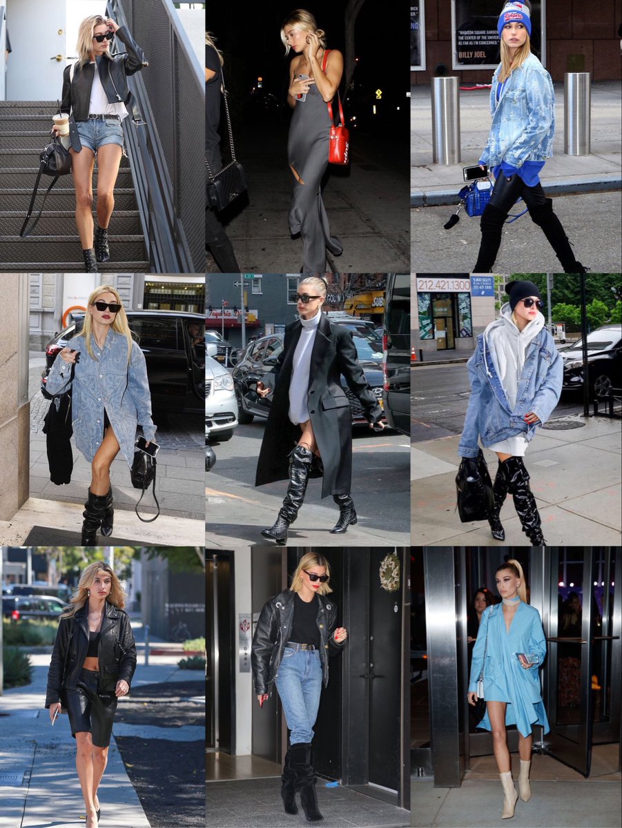 reina del street style solo hailey bieber