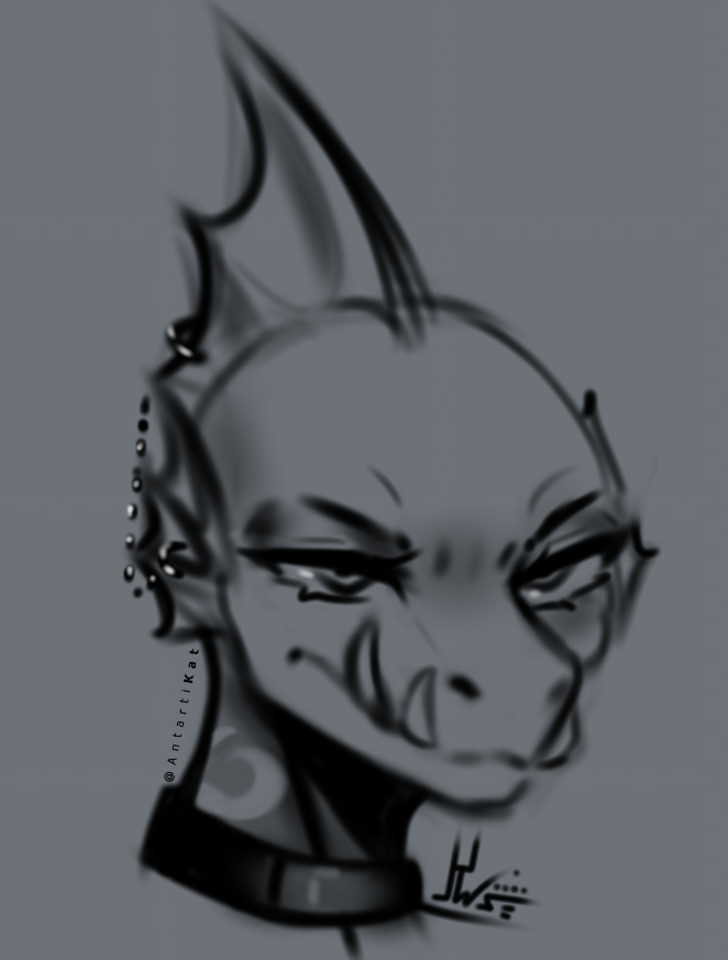 NeumannPenn's tweet photo. A cool artist on discord who you can find at @AntartiKat wanted OCs for sketch practice and they did an amazing job with Ava here. Go check them out. No story for this one on the FA since it's just a headshot. But you can still find more on her there~ https://t.co/WZjI7gnCfv