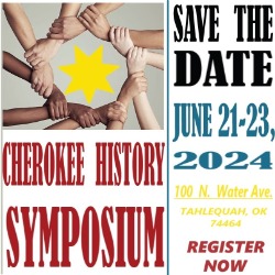JasonIrbyLWL's tweet photo. Join me for the Cherokee History Symposium, June 21-23, 2024, in Tahlequah, Oklahoma at 100 N. Water Ave. Register now for this dynamic 3-day event full of history, music, art, food and fun.

For more information, visit https://t.co/4z01qQAFSs or https://t.co/IL4lwdb8D7. https://t.co/6ZLQSwbYge