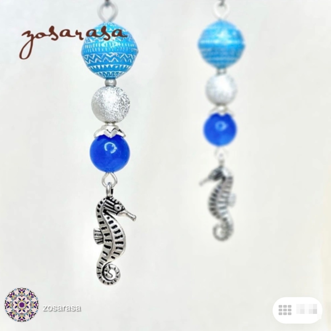 zosarasa's tweet photo. 209: 青 タツノオトシゴ ピアス/イヤリング
⁡
https://t.co/JlTNl5KnpB
⁡
おはようございます☀️
��いお天気
⁡
(*˙˘˙*)❥❥ Creema・minne さんにて販売中。プロフィールURLより直接どうぞ♡
⁡
#ハンドメイドアクセサリー #恐竜 #タツノオトシゴ #たつのおとしご #水族館 #化石 #天然石 #青 https://t.co/9XLIcimmoF
