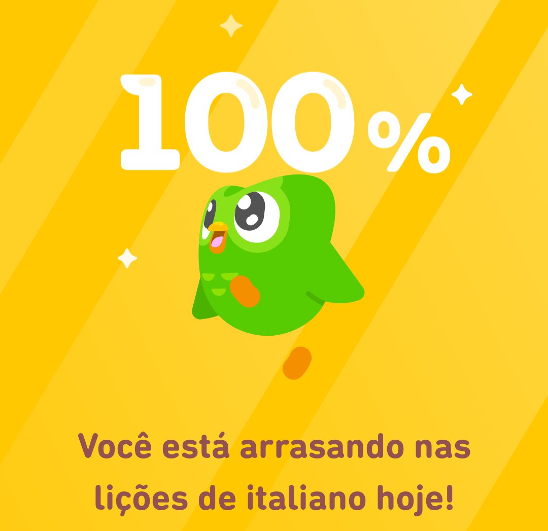 cwfernandes's tweet photo. Saúde mental: aprender um novo idioma depois de adulto, reduz em até 30% a probabilidade de ter doenças neurodegenerativas!
Hoje tive mais uma aula fantástica de ITALIANO e tive um aproveitamento sensacional 🙂
🇮🇹🇮🇹🇮🇹🇮🇹🇮🇹🇮🇹
#italiano #ItalianClass #duolingo #saudemental https://t.co/Ak10IlXycC