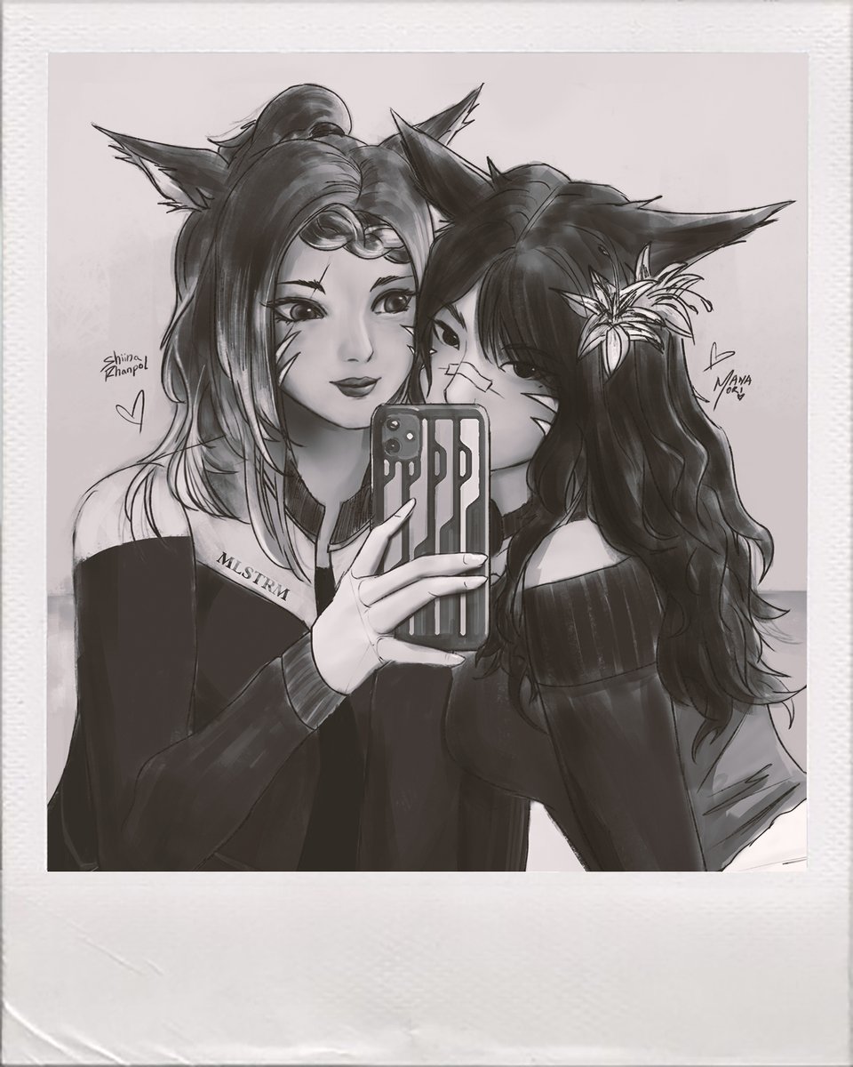 ShiinaOnlyFangs's tweet photo. I don't think I need to tell anyone who's familiar with me or Shiina how special I consider her relationship with @ManaMorii to be. These two are everything to me. They rescued me from a bad place, and getting to write and spitball ideas with my best friend never fails to make -- https://t.co/0nMm4FvYRG