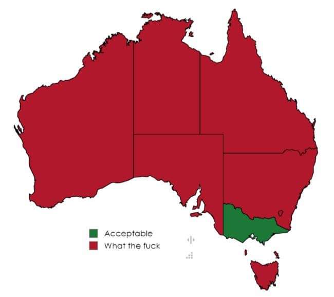 TerribleMaps's tweet photo. Socially acceptable states to name your child after https://t.co/Stluo5Zl58