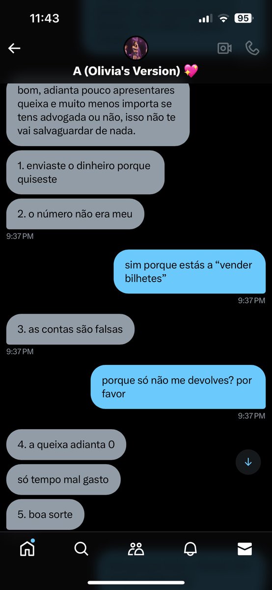 exposing_tt1's tweet photo. ⚠️mais e mais provas dos crimes…⚠️
SE TIVEREM MAIS INFOS, ENVIEM POR DM!! #scam #oliviarodrigotour #Oliviarodrigoconcert #bilhetesoliviarodrigo https://t.co/F57YxeRSbl
