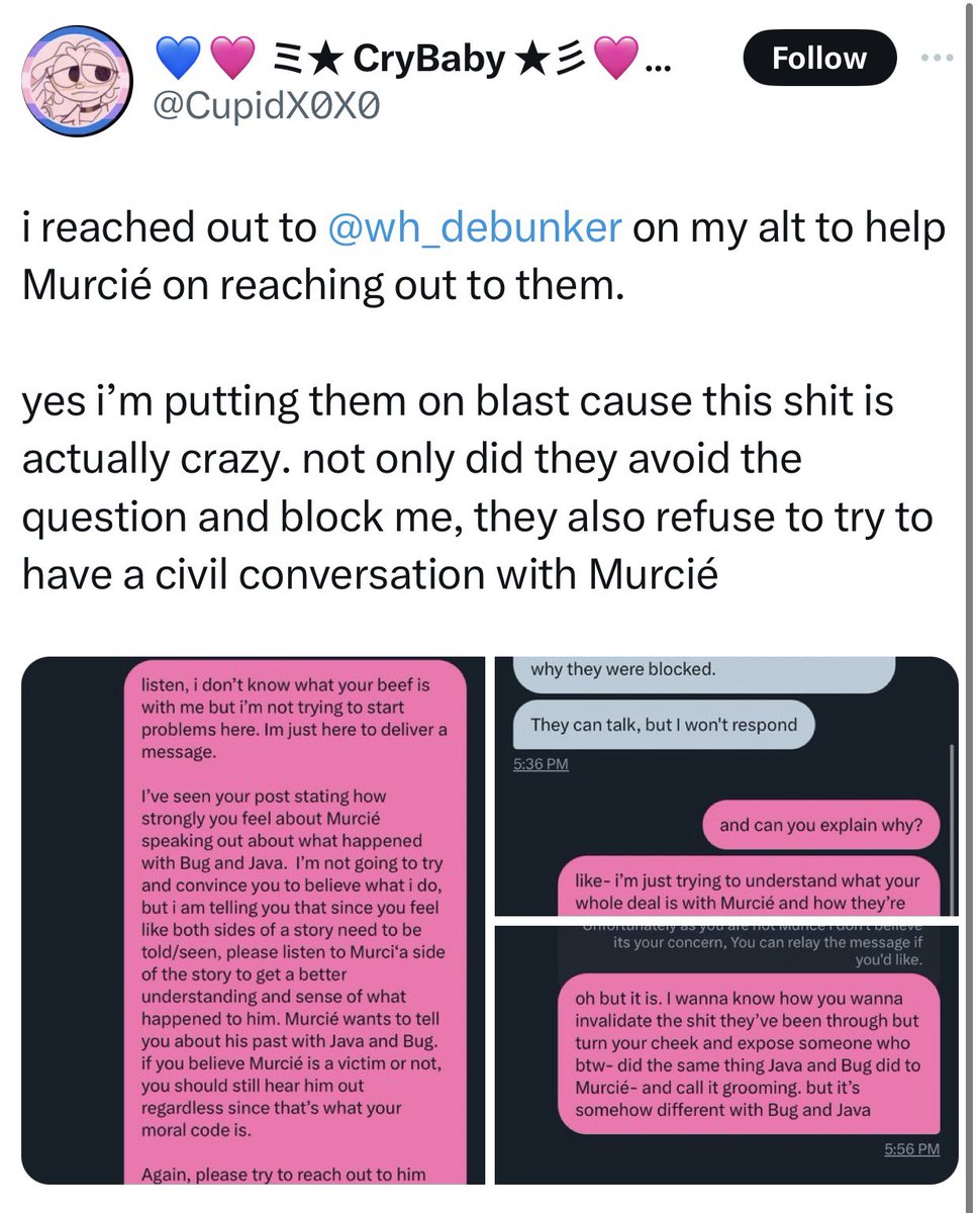 wh_debunker's tweet photo. Then You're wondering why we blocked your main. It's because this is how you react when you don't get your way. https://t.co/qf8oBZuVCp