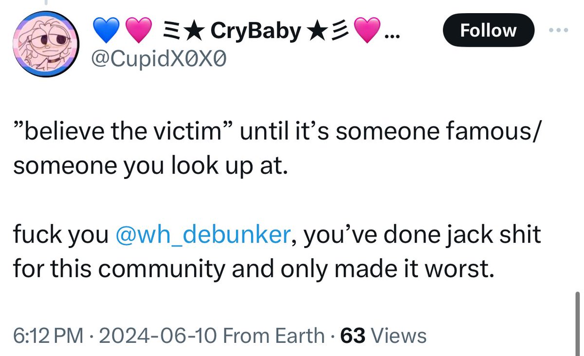 wh_debunker's tweet photo. Then You're wondering why we blocked your main. It's because this is how you react when you don't get your way. https://t.co/qf8oBZuVCp
