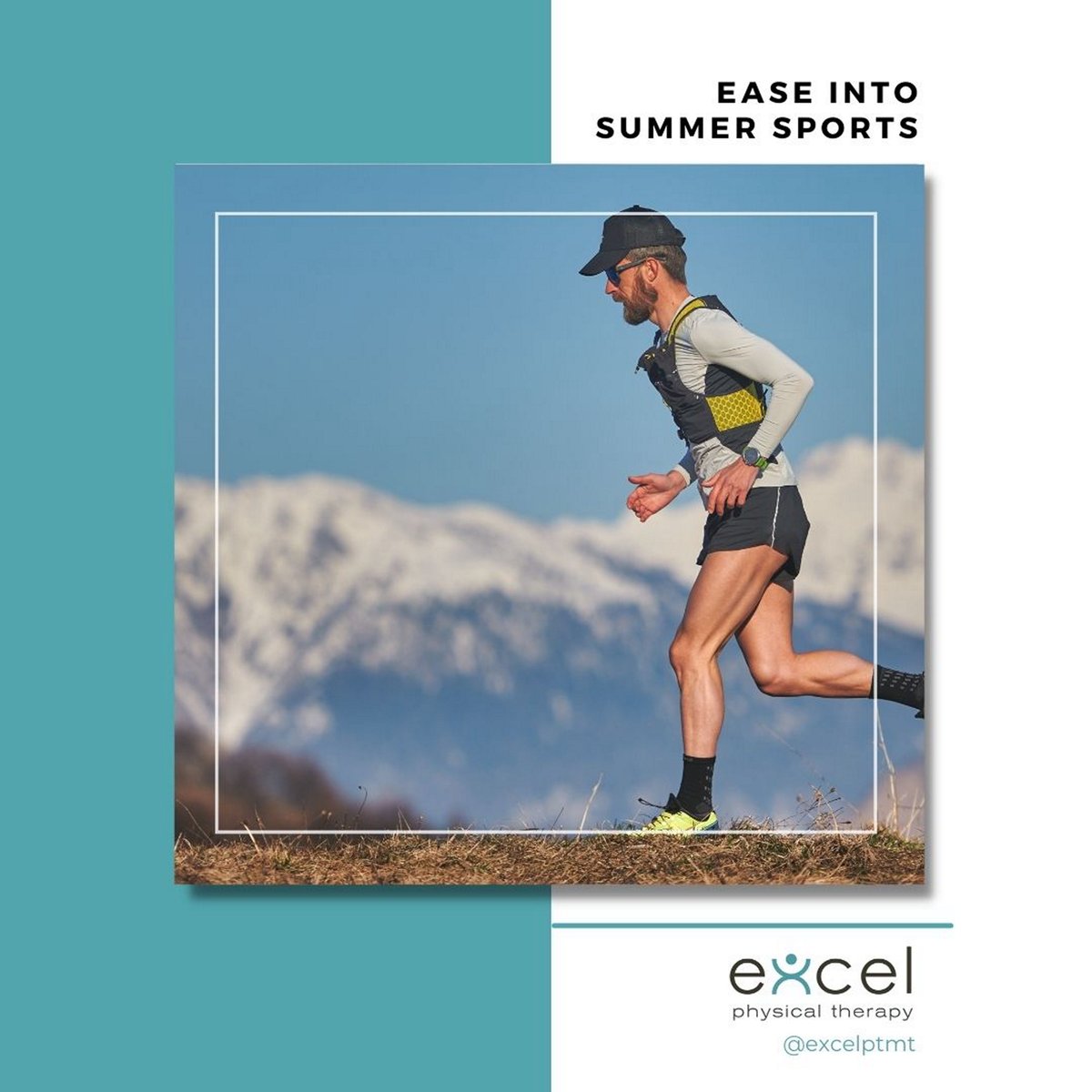 ExcelPTMT's tweet photo. Getting excited about summer activities such as hiking, mountain biking, and trail running? Ease into your routine. https://t.co/zYs8YABV79