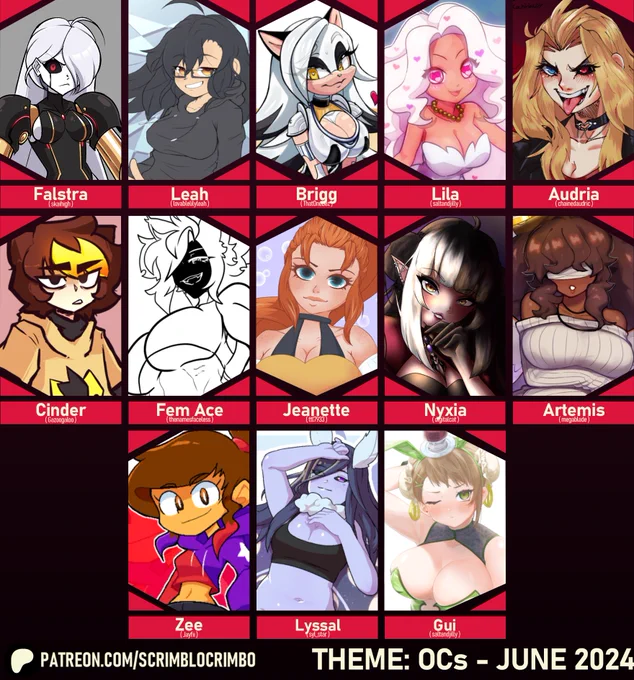 Which of my Supporter's OC's should I draw? 🤔

Vote on Baetreon for ~1$

Closes June 20 