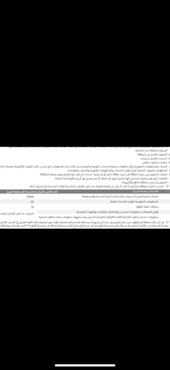 Mahna11's tweet photo. معقولة هذي الشروط لبطاقة الفرسان او الفيزا على كذا نلغي كل بطاقات الفيزا ؟ https://t.co/WJ5o3d6O1l