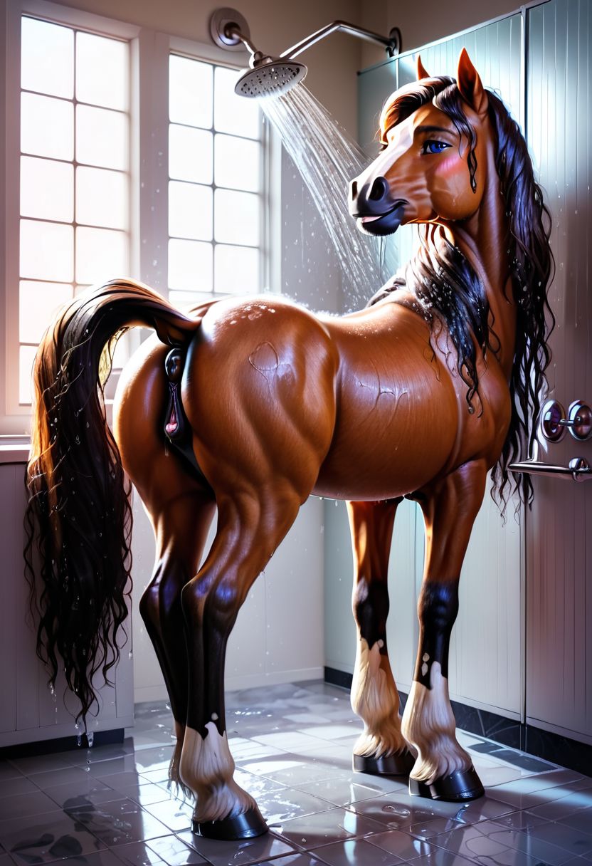 Cloppermania on X: its a wonderfull morning and your sexy Horse wife  waiting under the shower that you join her nsfw Cloppermania Porn r34  rule34 Furryporn furrynsfw furryart yiff Interspecies yiffing feral 