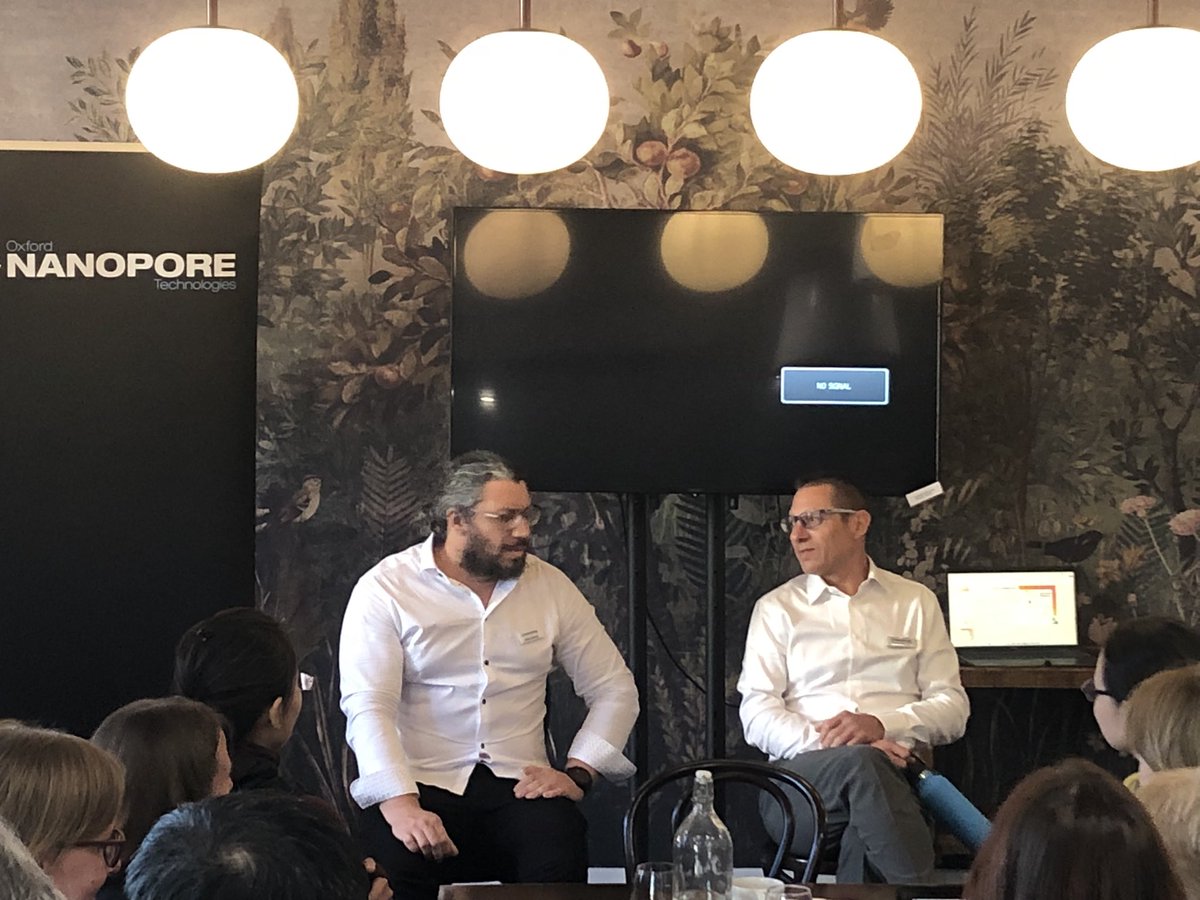 bach_warren's tweet image. A @nanopore panel Q&amp;amp;A at #Pore&amp;amp;Pours  in Christchurch. No one expects the Spanish inquisition 😉.