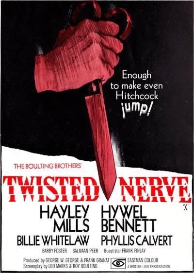 robinfreckle's tweet photo. Twisted nerve 1968 

#vintage #psicology https://t.co/ernrg6qqWs