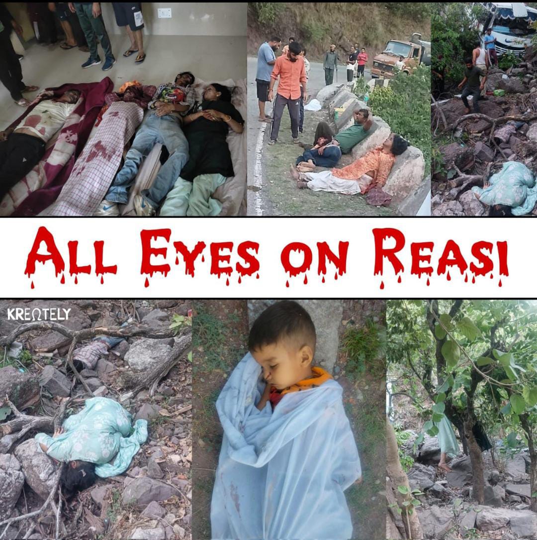 #AllEyesonReasi
<a href="/BCCI/">BCCI</a> <a href="/ministryofsport/">Ministry of Sport</a> 
I want to slap BCCI Chief for allowing Pakistanis play on our soil while they butchered 10 Pilgrims including children at Reasi.
#BoycottCricket