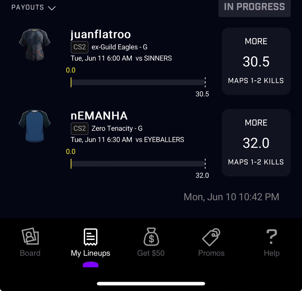 NuclearPicks99's tweet image. Lets try this again 
#PrizePicks #CallofDuty #CS2 #CSGO