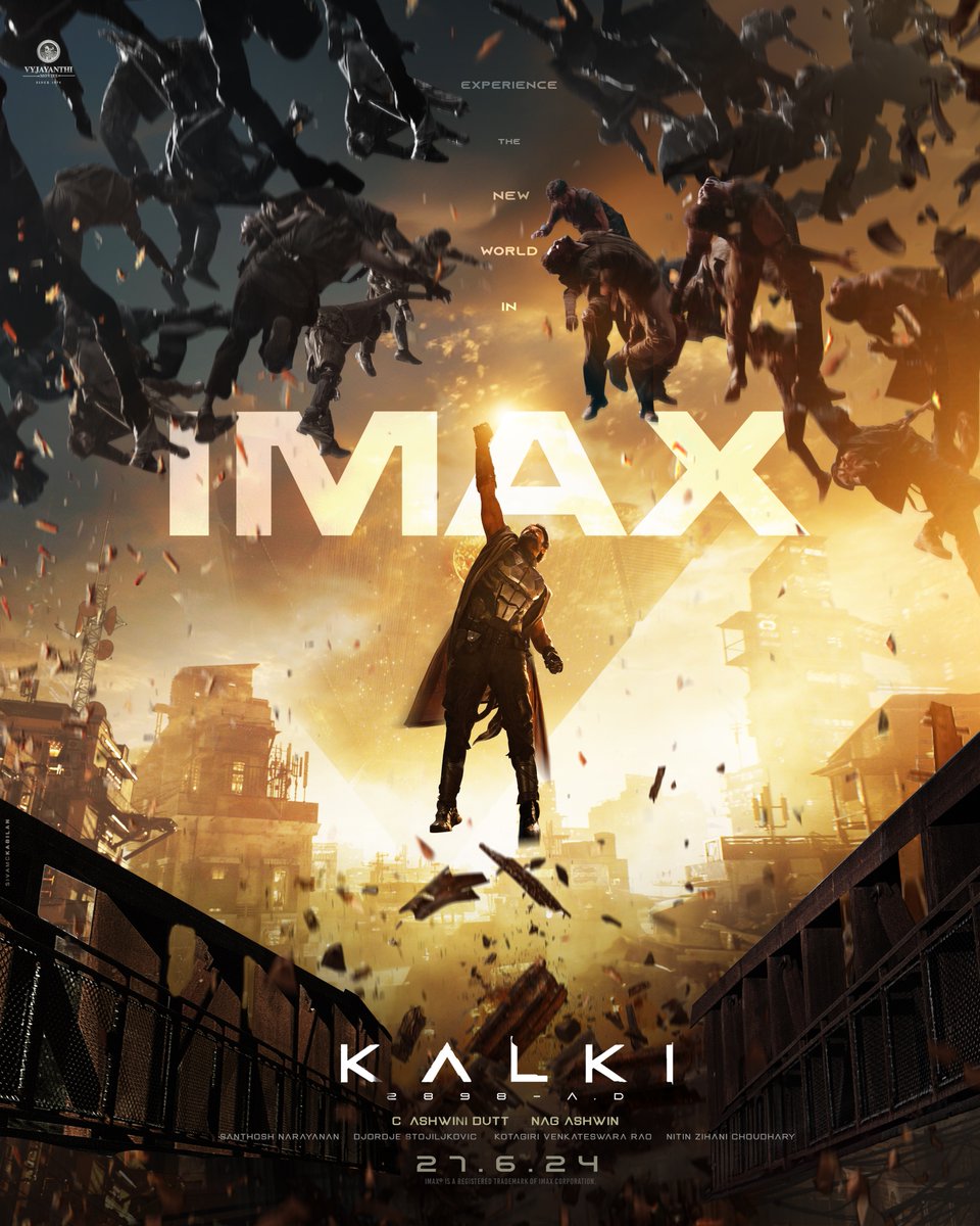 The greatest battle begins when #Kalki2898AD blasts into IMAX on June 27.