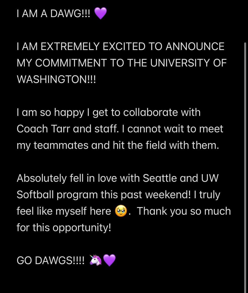 Go Dawgs! 🦄💜