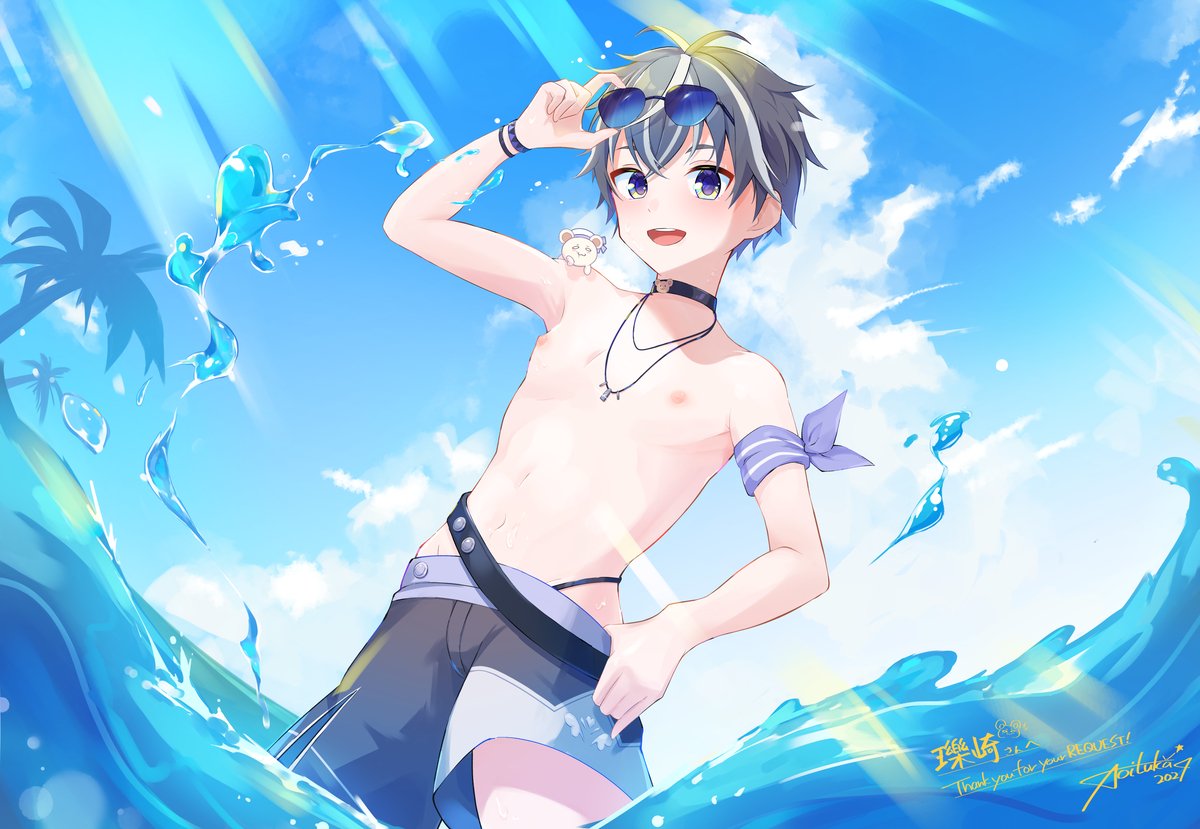 akiserikki's tweet image. 夏天為大地帶來 _ _ 

ありがとうございまするかさん(@/lukalyon_aoi)に依頼を受けていただきありがとうございます かわいいですね!
-
#akiserikki #崎異筆 #VTuber #水着 #泳裝 #正太