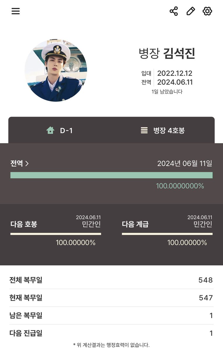 GENTE SEOKJIN COMPLETOU 100% DO SEU SERVIÇO MILITAR GENTE😭