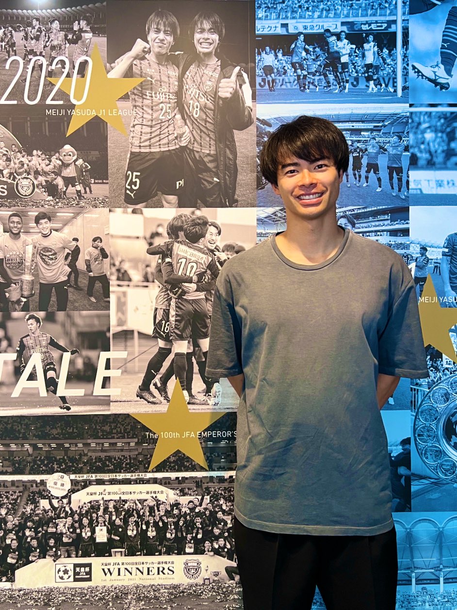 元川崎フロンターレ 三笘薫選手 J1新人最多得点記録メモリアルフォト