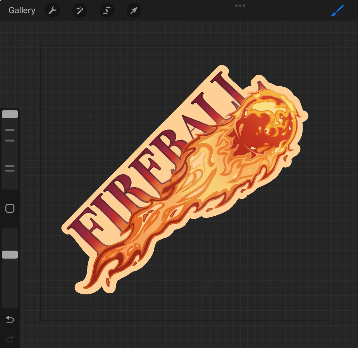 burrowsarts's tweet image. I adore the way this fire turned out though