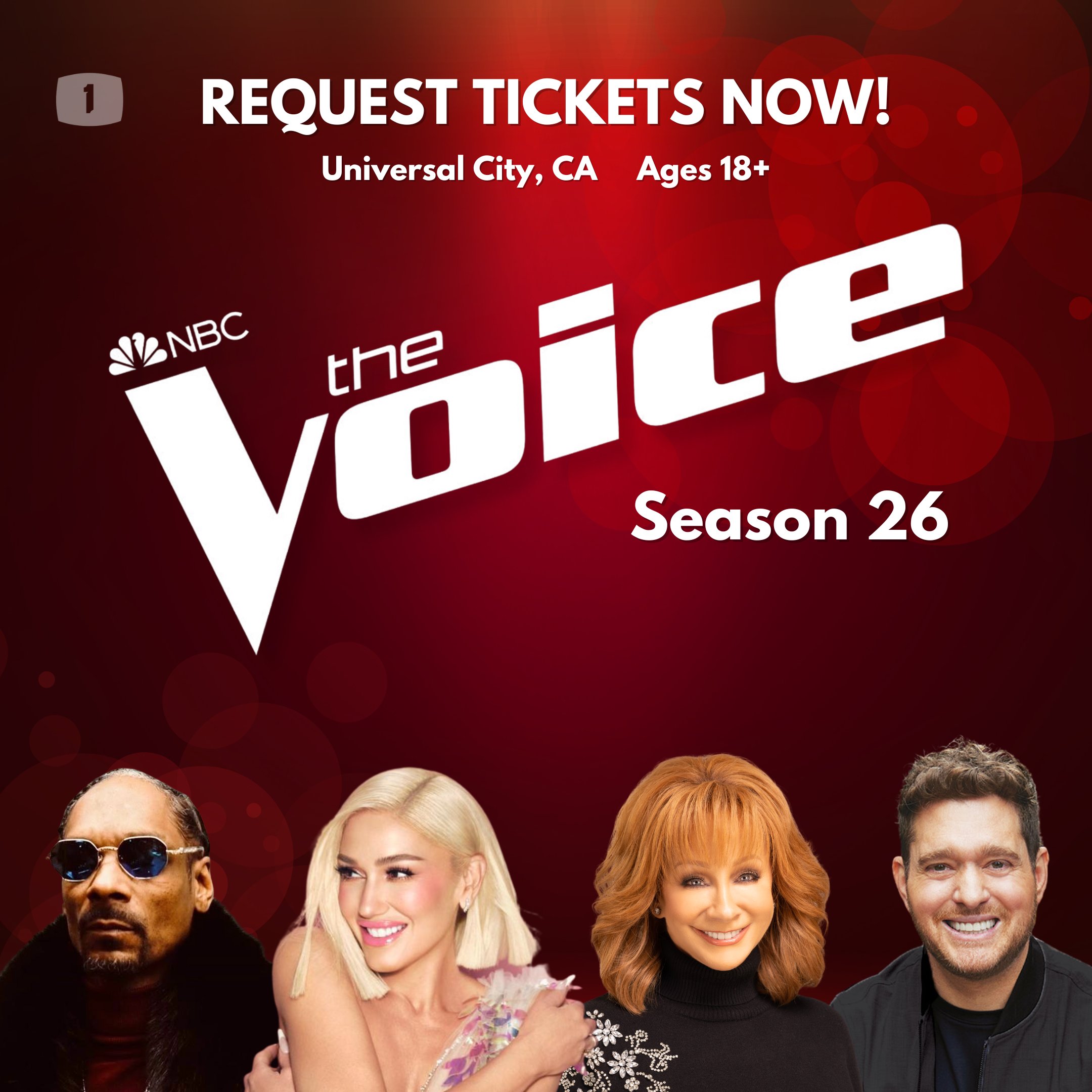 1iota on X: &ldquo;Tickets for season 26 of &lsquo;The Voice&rsquo; are available 