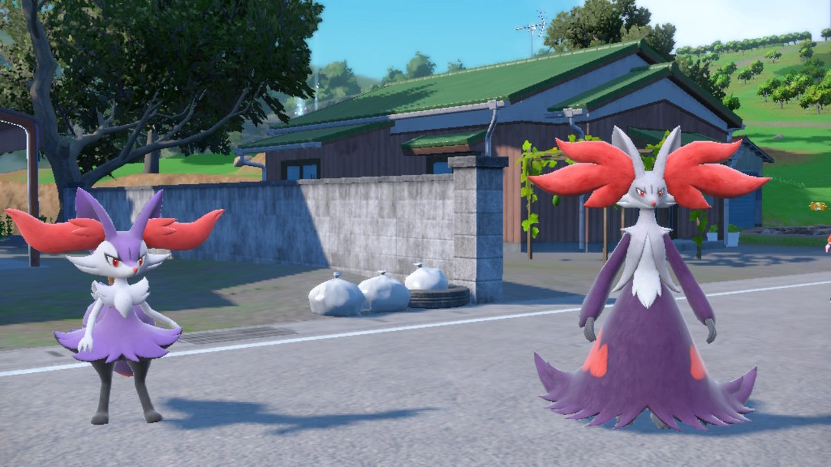 g1oG_'s tweet image. Happy Delphox Day to my beloved shiny delphox &quot;Fiora!!&quot; [Ft. @mana_chan__&apos;s shiny braixen, Yuna!!✨️✨️]
#マフォクシーの日 #DelphoxDay