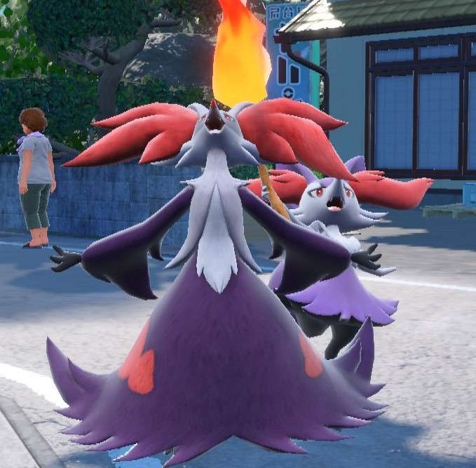 g1oG_'s tweet image. Happy Delphox Day to my beloved shiny delphox &quot;Fiora!!&quot; [Ft. @mana_chan__&apos;s shiny braixen, Yuna!!✨️✨️]
#マフォクシーの日 #DelphoxDay