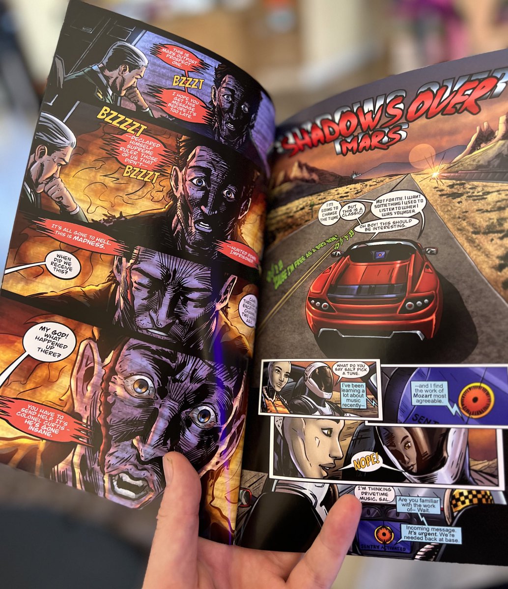 The Shadows Over Mars pre production print samples have arrived! Wow 🤩