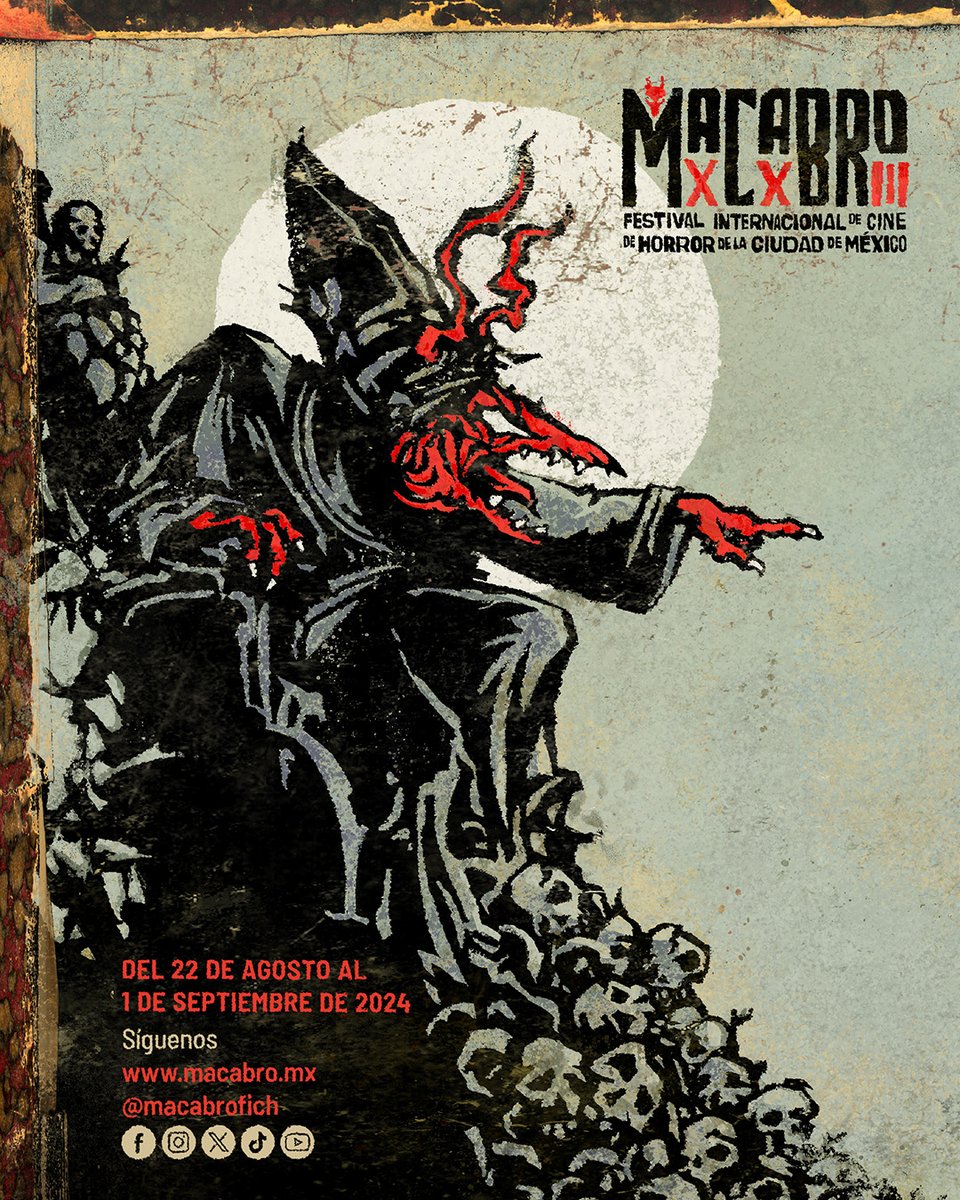 ¡Y son las 666! ¡Presentamos la imagen de #MacabroXIII!
#AnimusMacabro, realizada por Diego Álvarez y Roxana Ruíz, Del 22 de agosto al 1 de septiembre, el festival dedicará parte de su programación al cine de animación en su vertiente más oscura.
#Macabro2024 #HorrorFest