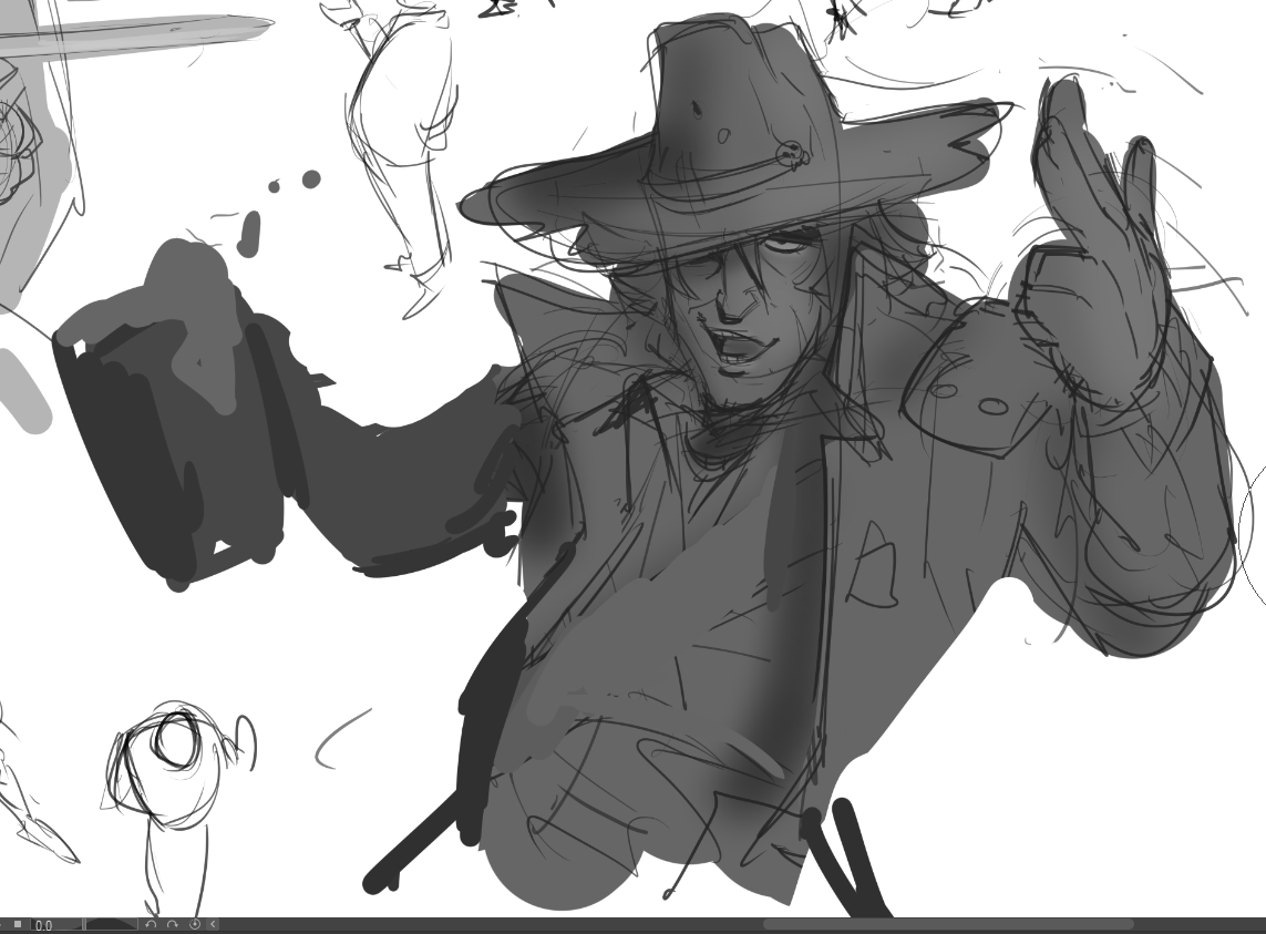 Also wanted to share some other quick-ish doodles I made here and there 
