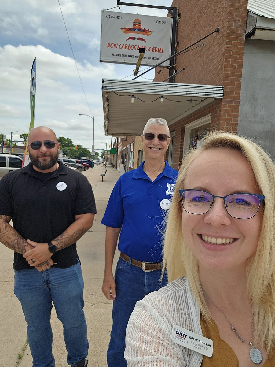 dusty4colorado's tweet image. Enjoyed being in Holyoke, mtg &amp;amp; listening to people around town &amp;amp; at the table. Rural communities matter, regardless of the pop. I will be your conservative voice &amp;amp; advocate from the plains to the Gold Dome!

Thank you Don Carlos Bar &amp;amp; Grill for allowing a #CommunityRoundtable.