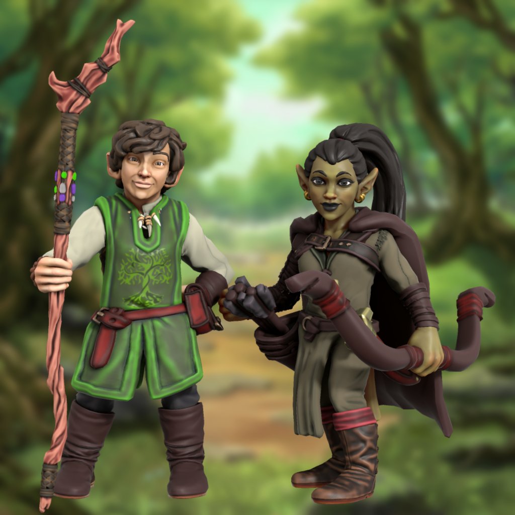 RobertTheBarry's tweet photo. Blys and Bertie have found a home for a while in the mountains in the middle of the Great Forest. There they both seem to have been given jobs, with Bertie's priestly background being called upon, and Blys joining the rangers. https://t.co/ZWxzQzXCNo