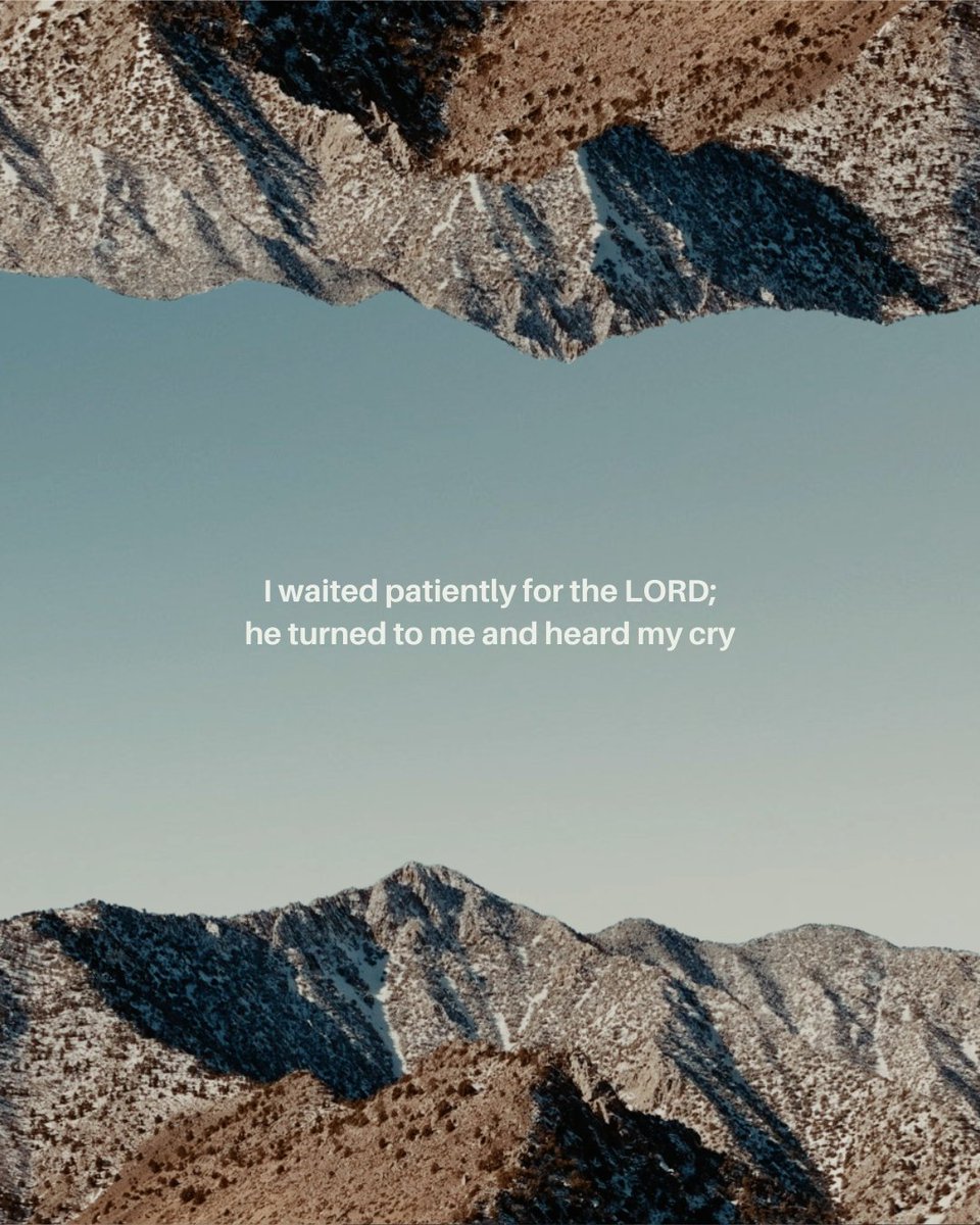 Crosspoint247's tweet photo. "I waited patiently for the LORD; he turned to me and heard my cry" Psalm 40:1 NIV
#crosspoint247
#lifein3d https://t.co/VeH5B1iNIp