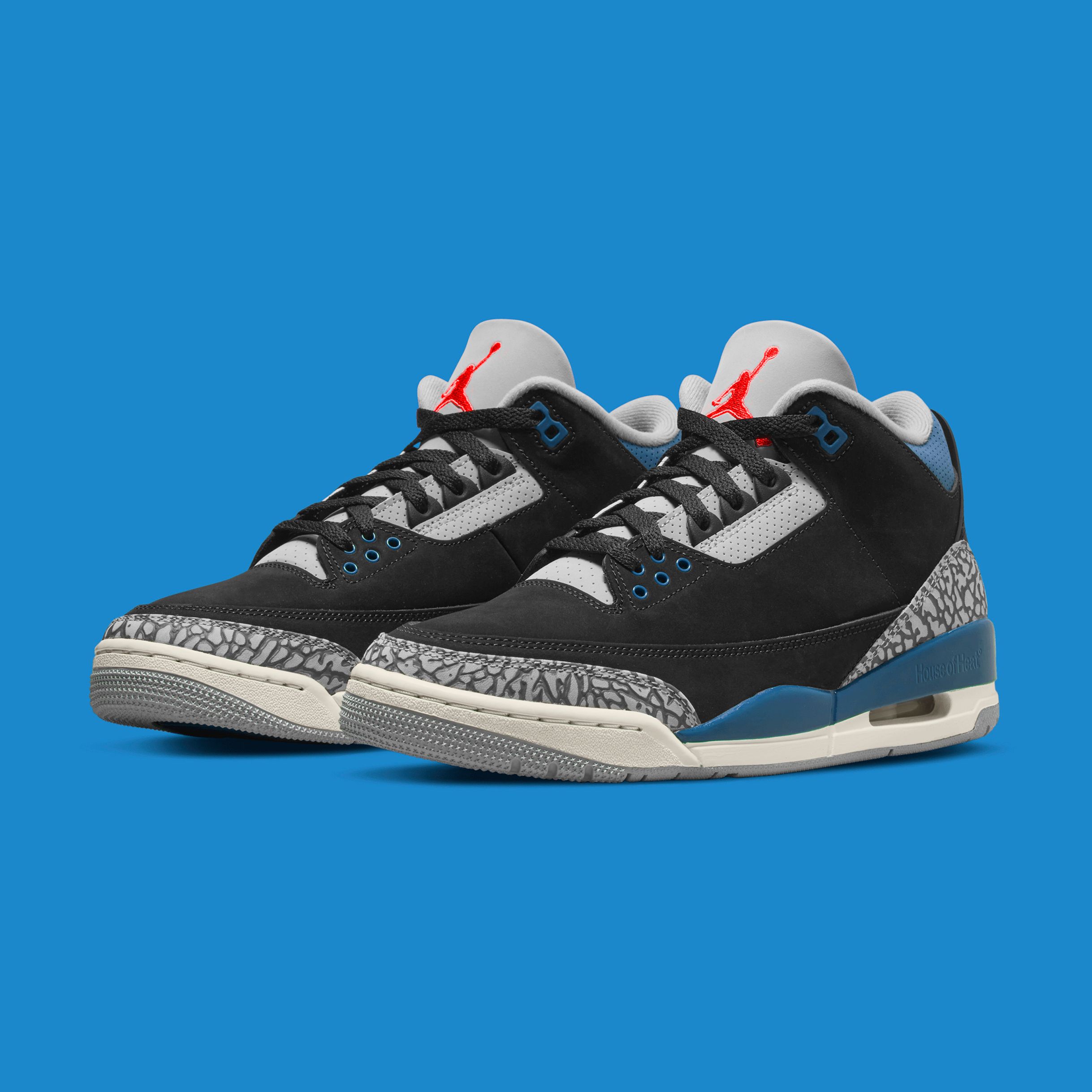 SneakerAlert on X Air Jordan 3 Black Military Blue Releasing Summer 2025 https t qnQMFRvMe2 X