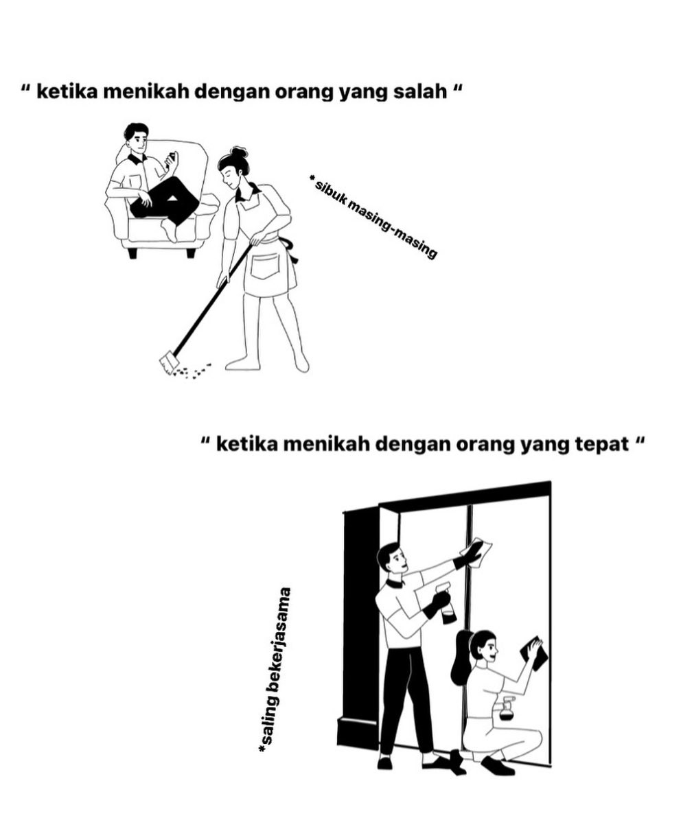 hidup bersama bukan tinggal bersama.
