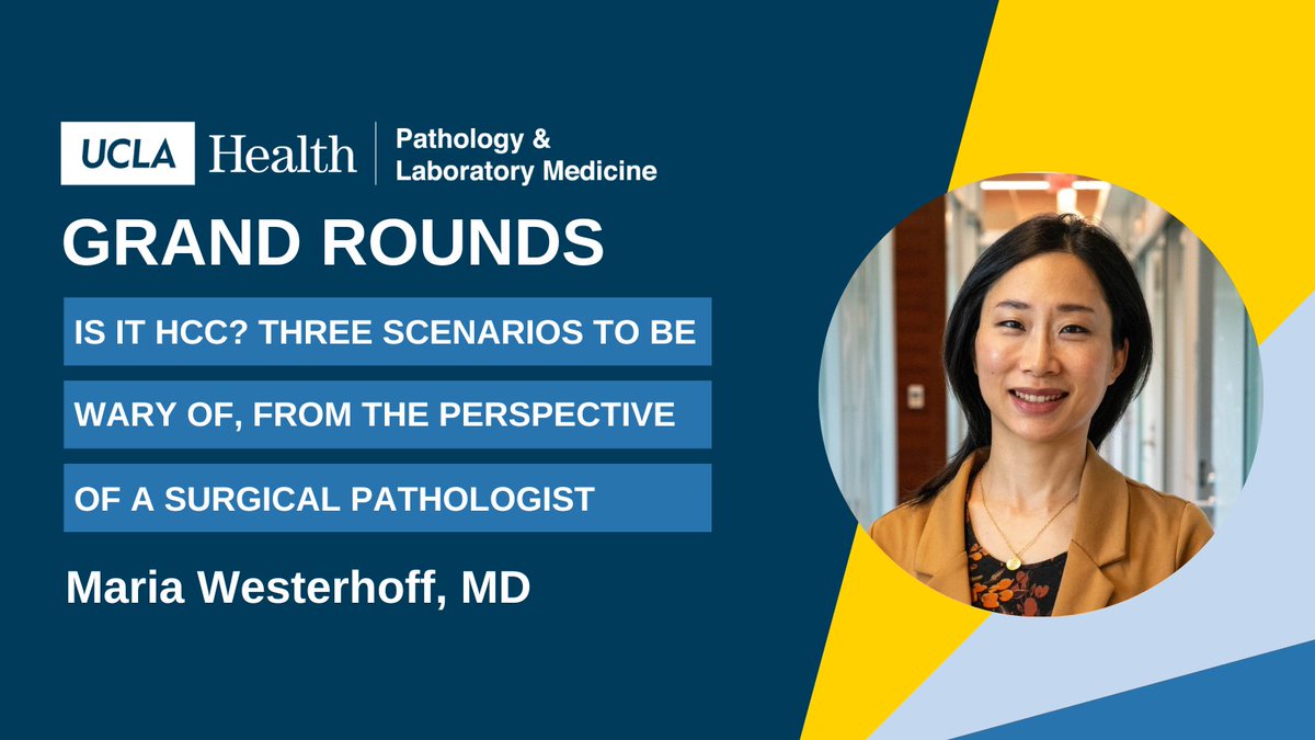 🎙️ Join us for Grand Rounds on Fri 6/14 at 8:00 AM featuring Dr. Maria Westerhoff presenting "Is it HCC? Three Scenarios to be Wary of, from the Perspective of a Surgical Pathologist." #PathX #GIPath #LiverPath #SurgPath <a href="/UMichPath/">Michigan Pathology</a>

Full schedule here ➨ bit.ly/3BMx0E3