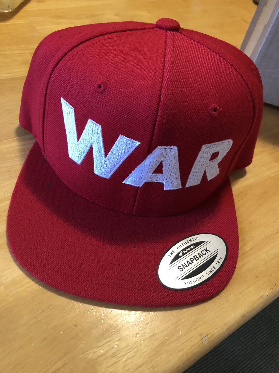 Soooo stoked got my WAR hat. Just like <a href="/DustinPoirier/">The Diamond</a> 🔥